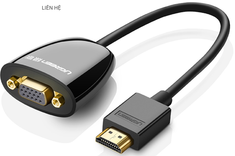 Cáp chuyển đổi HDMI to VGA ( không Audio) Ugreen 40253 cao cấp